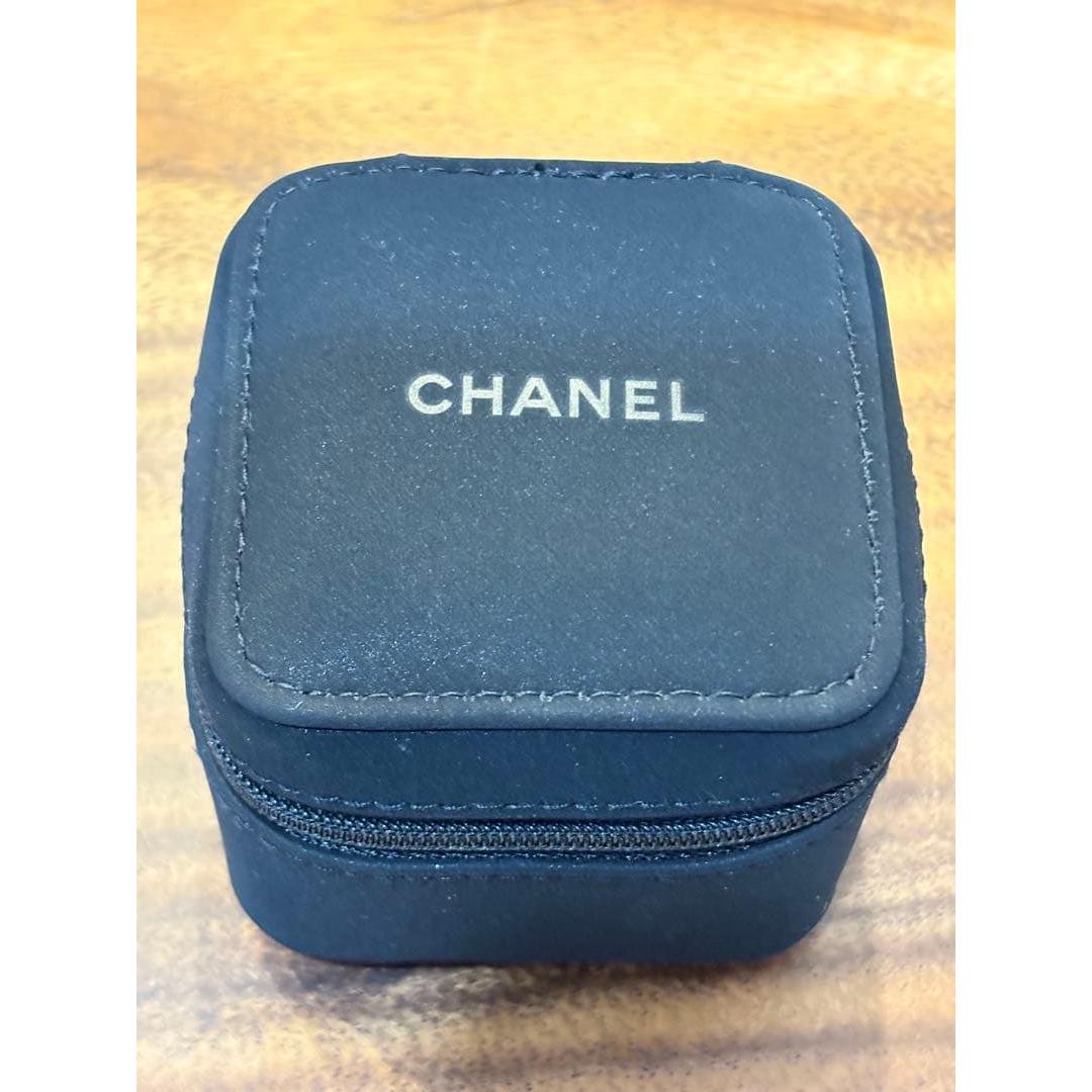 Used CHANEL black watch storage case