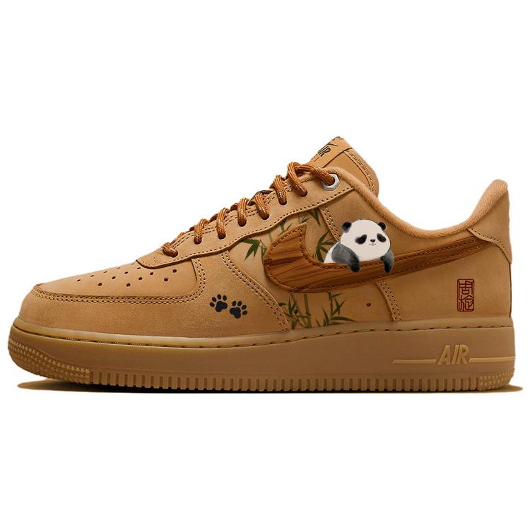 

Nike Air Force 1 Slip Resistant Abrasion Resistant Low top Skateboard Shoes Women s Brown FZ7372-200(Team56-) 38.5
