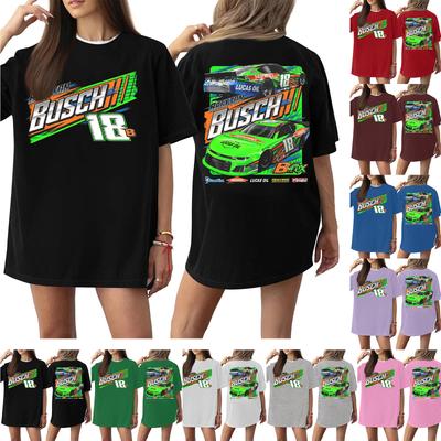 Women's Casual Short Sleeve T Shirt Letter Print Loose Fit Crew Neck Pullover Top Soft Fabric Breathable Summer Tee