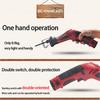 12V 2000mAh Cordless Electric Saw Lithium Reciprocating Saw for Wood Metal Cutting DIY Power Portable Jig Saws with Saw Blades