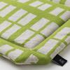 Tea Koushi 32cm Wide x 23cm Long x Made in Washable Japanese &NE Mat, Green, 1.5cm Thick, Japan, Cotton, Pattern, NHK-223-KSGR