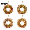 Faux Diamond Painting Craft Set 4Pcs Hanging Art Kit for Christmas Tree, DIY Mini Diamonds Kits Ornament Kit, Acrylic Window Pendant Adults Beginners