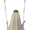 Halloween Hanging Swing Ghost with LED Lights Hanging Swing Ghost Spooky Swing Ghost for Garden Patio Yard Porch Outdoor Holiday