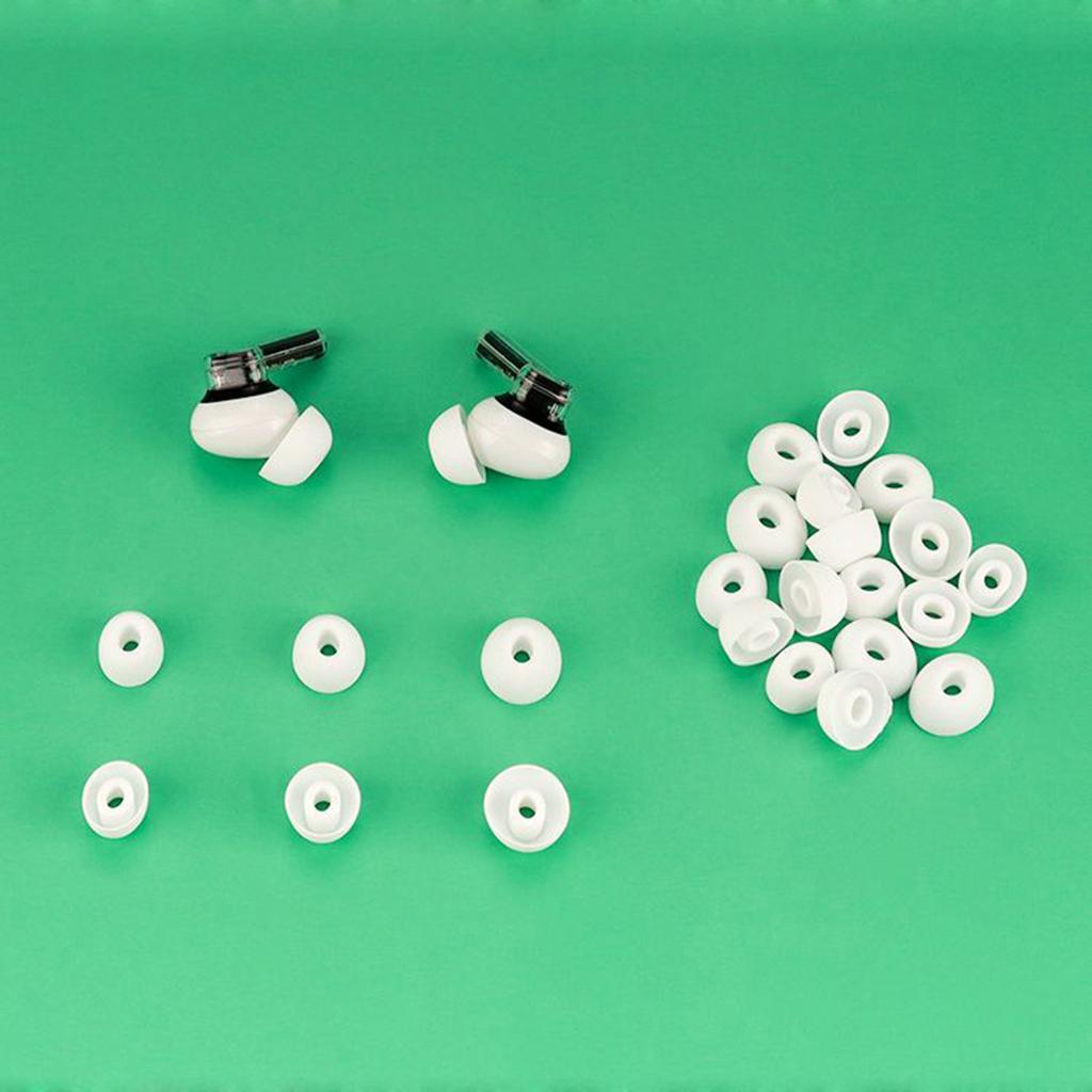 Upgrades Silicone Ear Tip Set for In Ear Headphones Fitting Ear Cover Set with Noise Reduction for Earbud Ear(a)