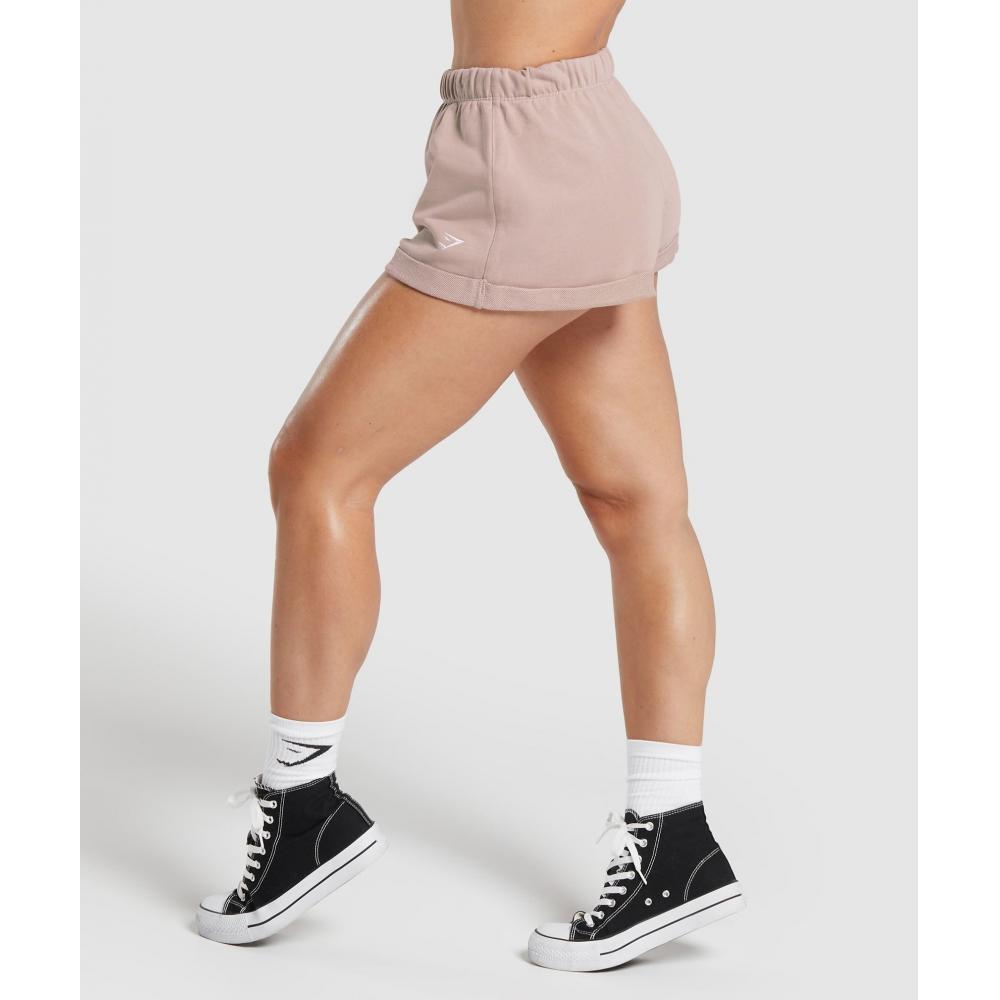 Gymshark Lifting Loose Shorts Stone Pink B6a9h Kbs4