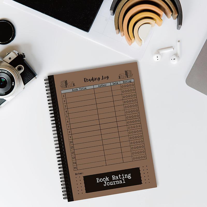 Compact Reading Journal - Track Your Progress With Book Ratings, Notes & Lists - Ideal Gift For Book Lovers & Voracious Readers