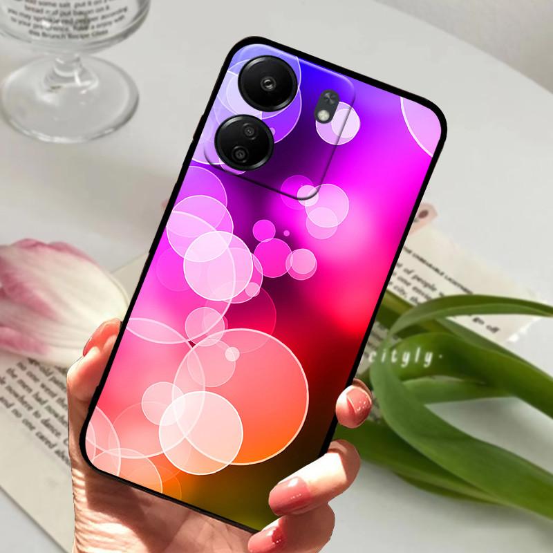 Cute Cartoon Soft Case For Redmi 13C 13 4G 5G Silicone TPU Phone Cover For Xiaomi Redmi 13R Phone Protective Fundas Capa Cases