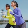 Yuebu Women's Anti-Bacterial Quick-Dry Half-Zip Long-Sleeve Sports Top