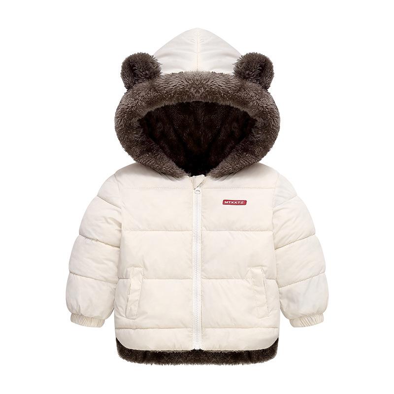 New Lambswool Cotton-Padded Jacket for Boys and Girls - Warm and Thickened Outerwear for Children