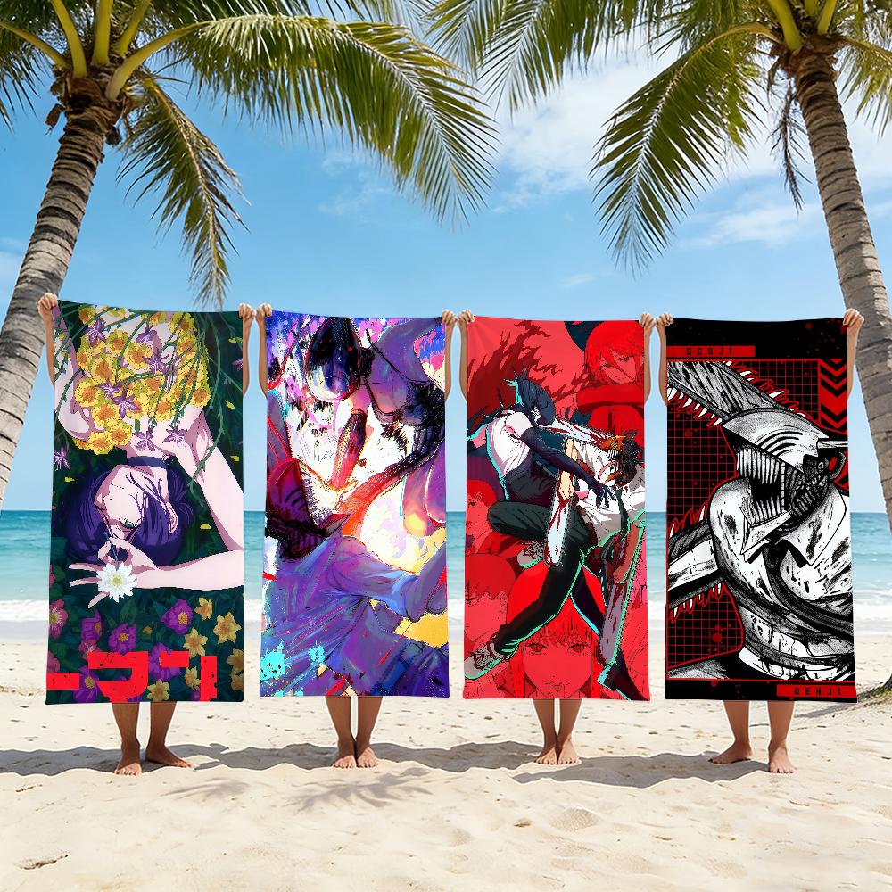 Chainsaw Man Reze ARC Towel Beach Towel Travel Lightweight Skin Friendly for Pool Beach Camping Cruise Summer
