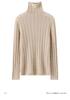 Women's Cashmere Mock Neck Sweater - Solid, Versatile Base Layer for Autumn/Winter, Twelve Gauge Knit Pullover