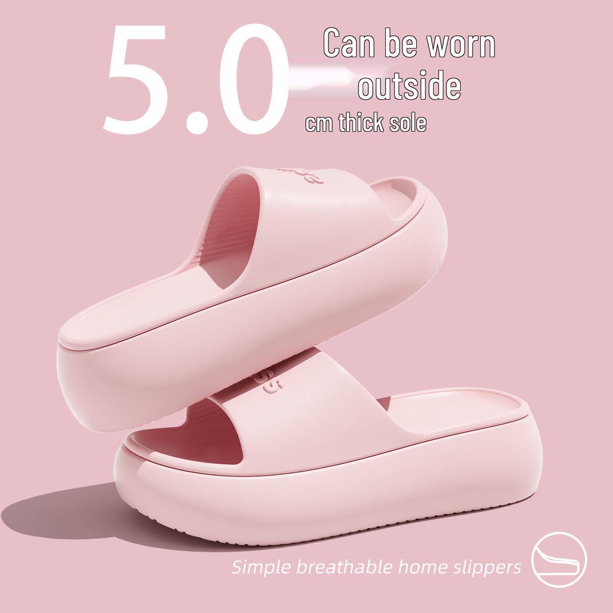 

Women s 2025 Summer Fashion Thick-Soled Height-Increasing Cool Slippers for Indoor, Outdoor, Dorm & Bathroom. 39-40 [Fits 38-39]