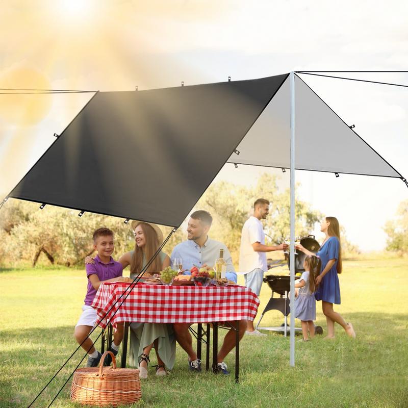 Waterproof Camping Tent Tarp Outdoor Shelter Cover Weatherproof Lightweight Tent Tarp for Backpacking Survival Picnic Climbing