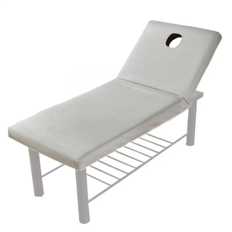 Professional Massage Bed Sheet with Hole, Breathable Spa Bed Cover for Beauty Salon Elastic Fitted Bed Cover for Physiotherapy