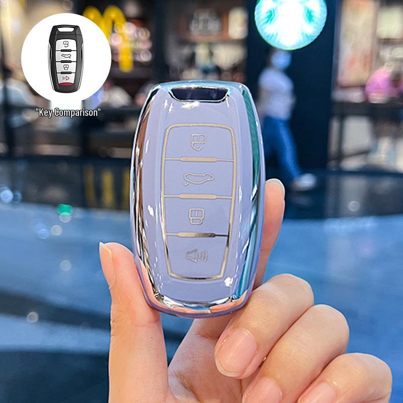 Key Cover for 2024 Haval Big Dog: Fits 23mm Chitu H6, 22mm New H9 Buckle, 19mm Old M6 Case - Simple Design