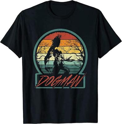 Dogman - Retro Michigan Wisconsin Werewolf Cryptid Men T Shirt