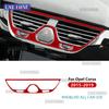 Opel Corsa E X15 2015 2016 2017 2018 2019 LHD RHD için Araba Merkezi Klima Çıkış Çerçevesi Gerçek Yumuşak Karbon Fiber Çıkartma İç Trim