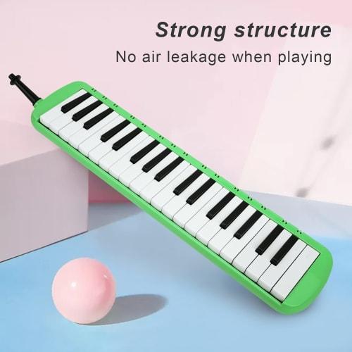 Kyoritsu 37-Key Melodica Kit for Students (Green)