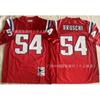 Vintage New England Patriots Football Jersey Short Sleeve Embroidered Sports Shirt