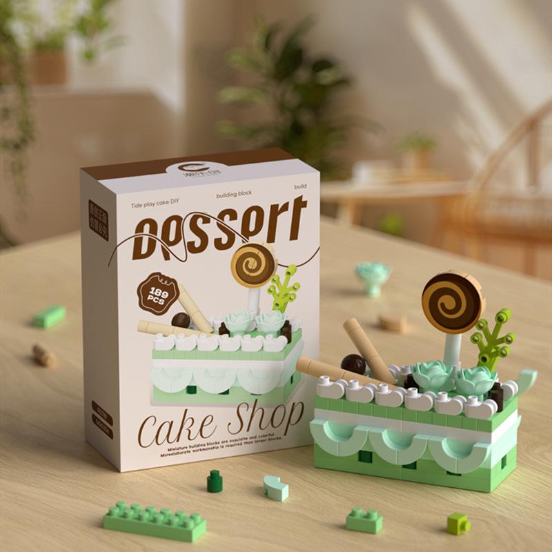 

City Street Building Blocks: Burger & Coffee Shops, Bakery For Kids - Compatible with Lego