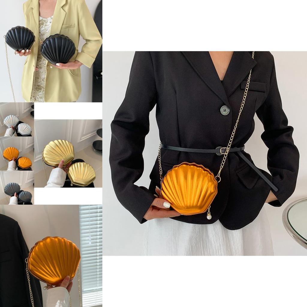 Elegant Shell-shaped Handbag For Women In Vibrant Colors Perfect For Daily Wear