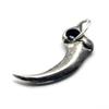 Wolf Fang Pendant, Sterling Silver 925, Native American Style