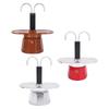 Mini cafetieră italiană din aluminiu pentru 2 cești, fabricată manual, pentru aragaz, espresso, ceainic pentru camping, călătorii sau bucătărie