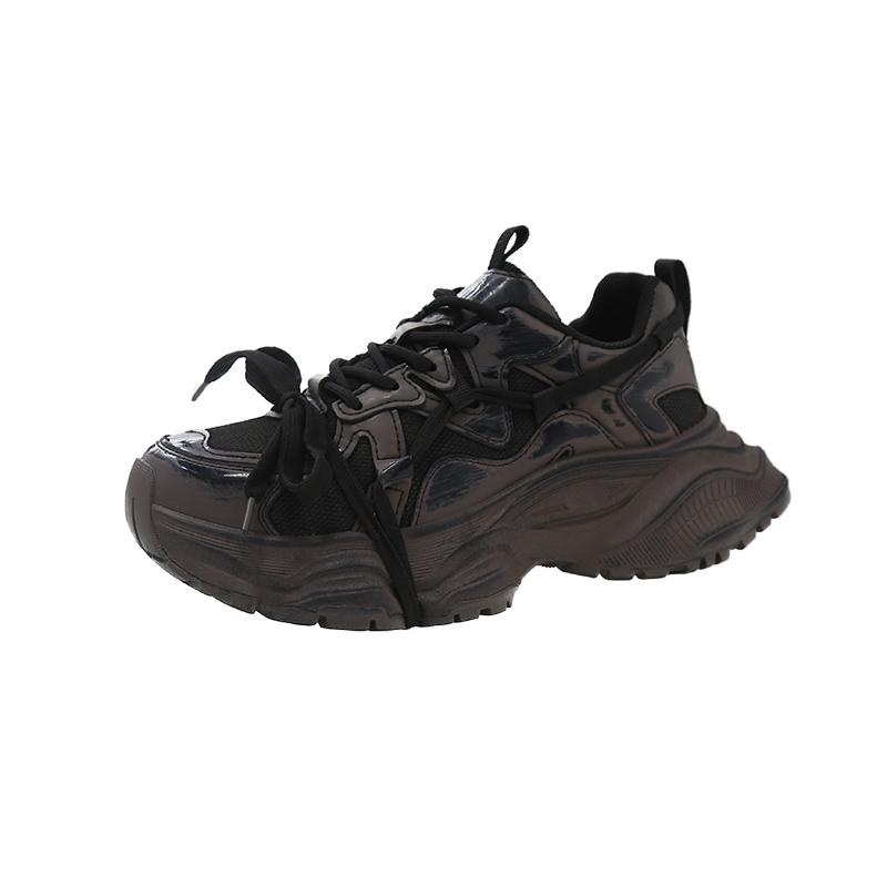 

Модные новые осенние массивные кроссовки для женщин 2024 года, высококачественная осенняя обувь на толстой платформе с дышащей сеткой для женщин, повседневная обувь 39