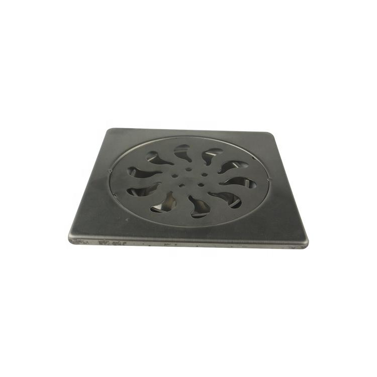 150MM Odor-Resistant Square Bathroom Floor Drain 304 Stainless Steel for Hotels (Silver,Stainless Steel) серебряный