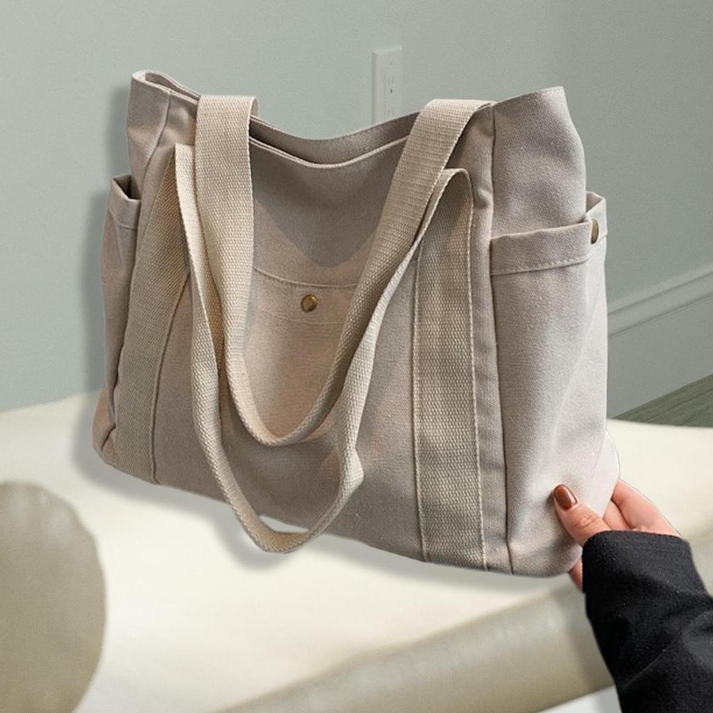 Tote Bag with Shoulder Hand for Ladies Large Shopping Casual Handbag Zipper Travel