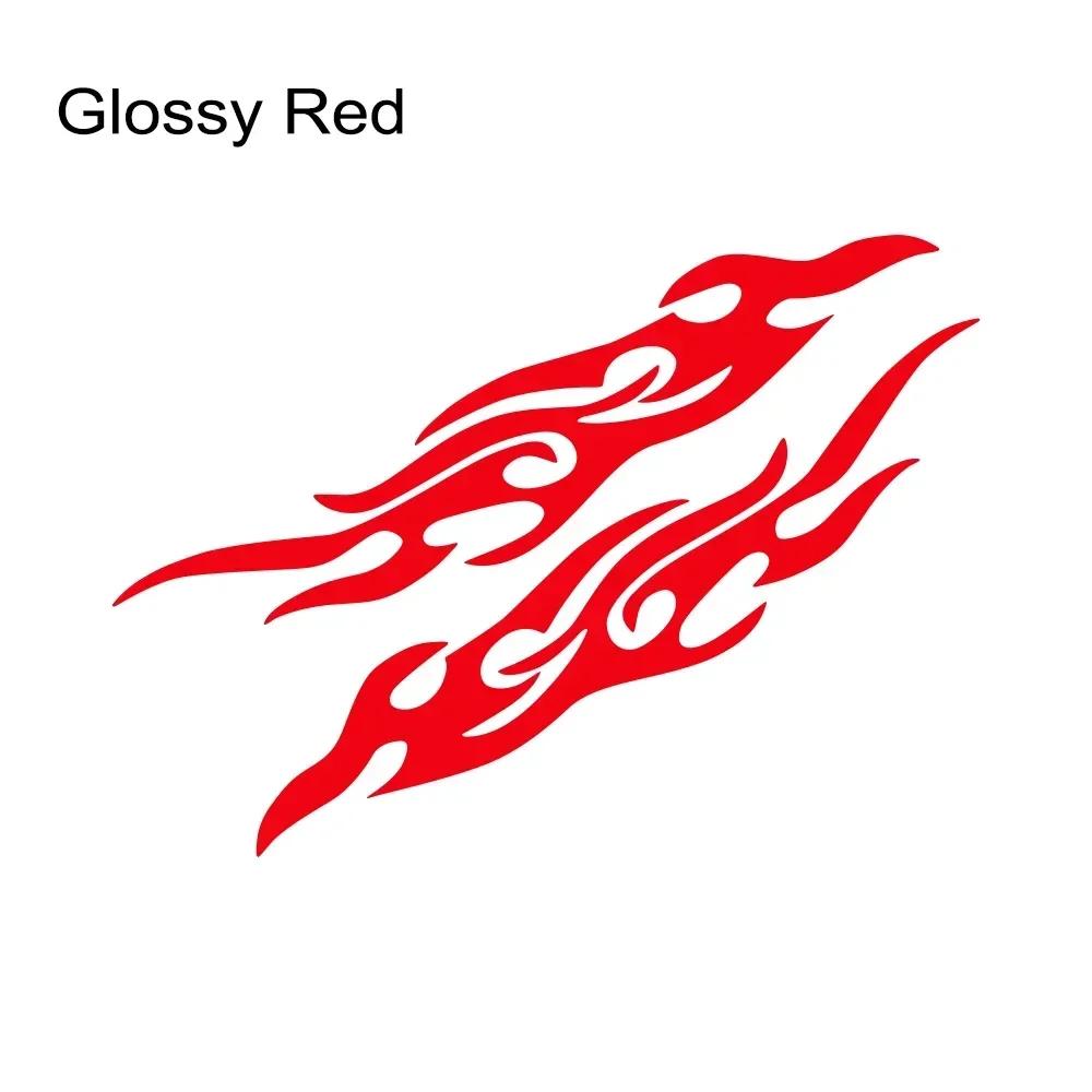 Car Sticker Flame Pattern Creative Personalized Auto Decoration Body Vinyl Film Sticker Waterproof Scratch Resistant Ornament