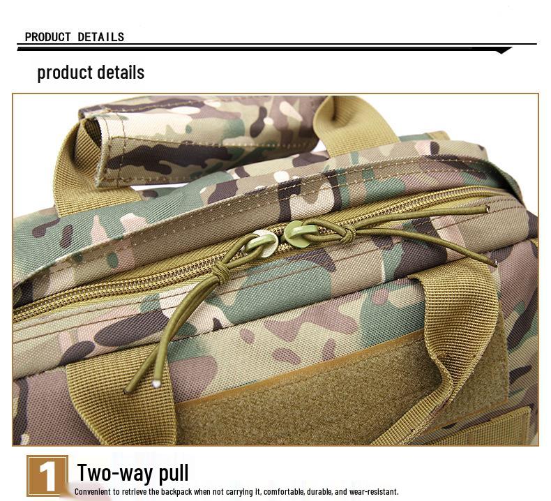 Camouflage Tactical Backpack: Multifunctional Military-Style Shoulder/Messenger Bag, Laptop & Waist Bag
