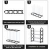 Entryway Shoe Rack 4 Tiers Large Bearing Capacity Great Load Detachable Thickened Steel Pipe