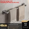 Rod Shower Towel Rack With Suction Cup Wall Mount For Bathroom Storage