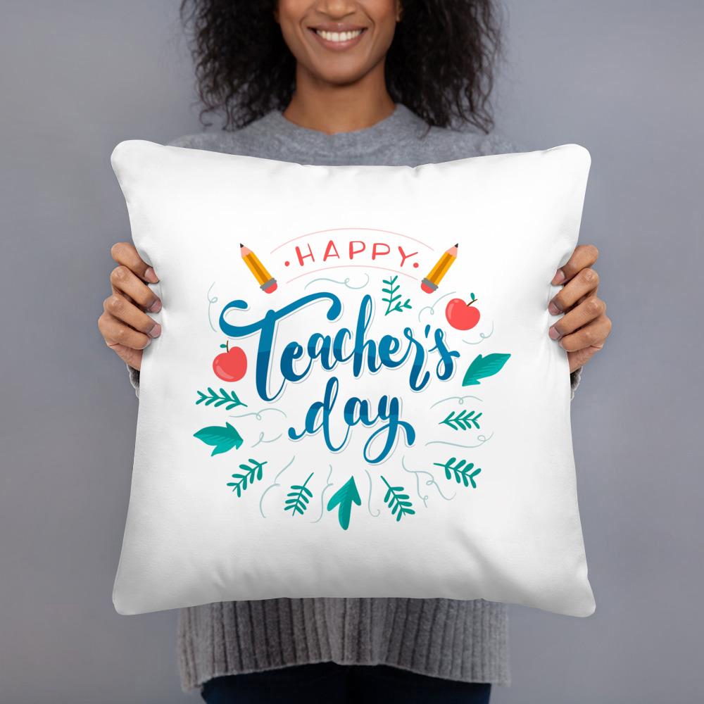 Счастливое слово День учителя Квадратная наволочка Подарок ко Дню учителя Наволочка для диванной подушки Украшение для вечеринки в спальне 1353₽