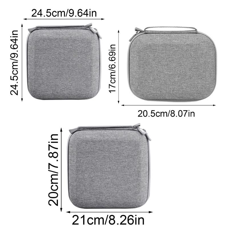 Bolsa de Armazenamento Portátil Organizador à Prova de Choque Estojo de Transporte para Viagem Caixa Contêiner Cinza para Acessórios de Drone Avata 2