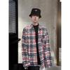 Spring and Autumn New Korean Style Retro Destroyed Plaid Shirt Men and Women Same Style Loose Leisure All-Matching Lazy Shirt Coat