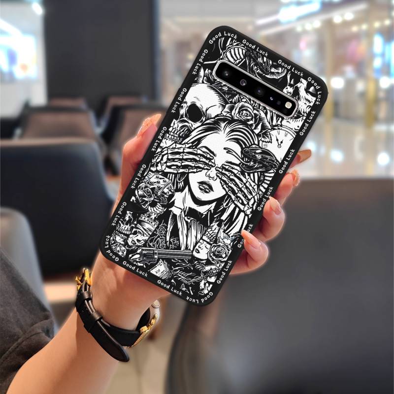 

Задня кришка Пилозахисний чохол для телефону Для Samsung Galaxy S10 5G/SM-G977N Водонепроникний Модний дизайн М який чохол Мультяшний ТПУ Милий Samsung Galaxy S10 5G/SM-