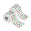 100G/Roll Wood Pulp Celebrations 10x10CM Disposable Santa Claus Dinners Xmas Christmas Tissue Chimney Pattern Design