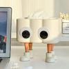 Lovely Tissue Dispenser Collection Unique Paper Storage Box Paper Box with Eyes Adorned Convenient Paper Dispenser