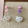 Cute Cat Pendant Keychain for Backpacks - Skirt Kitten Charm & Best Friend Gift