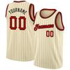 Canottiere Personalizzate con Nome e Numeri Uomo Strisce Colorate Maglie da Basket Estive Sportive Girocollo