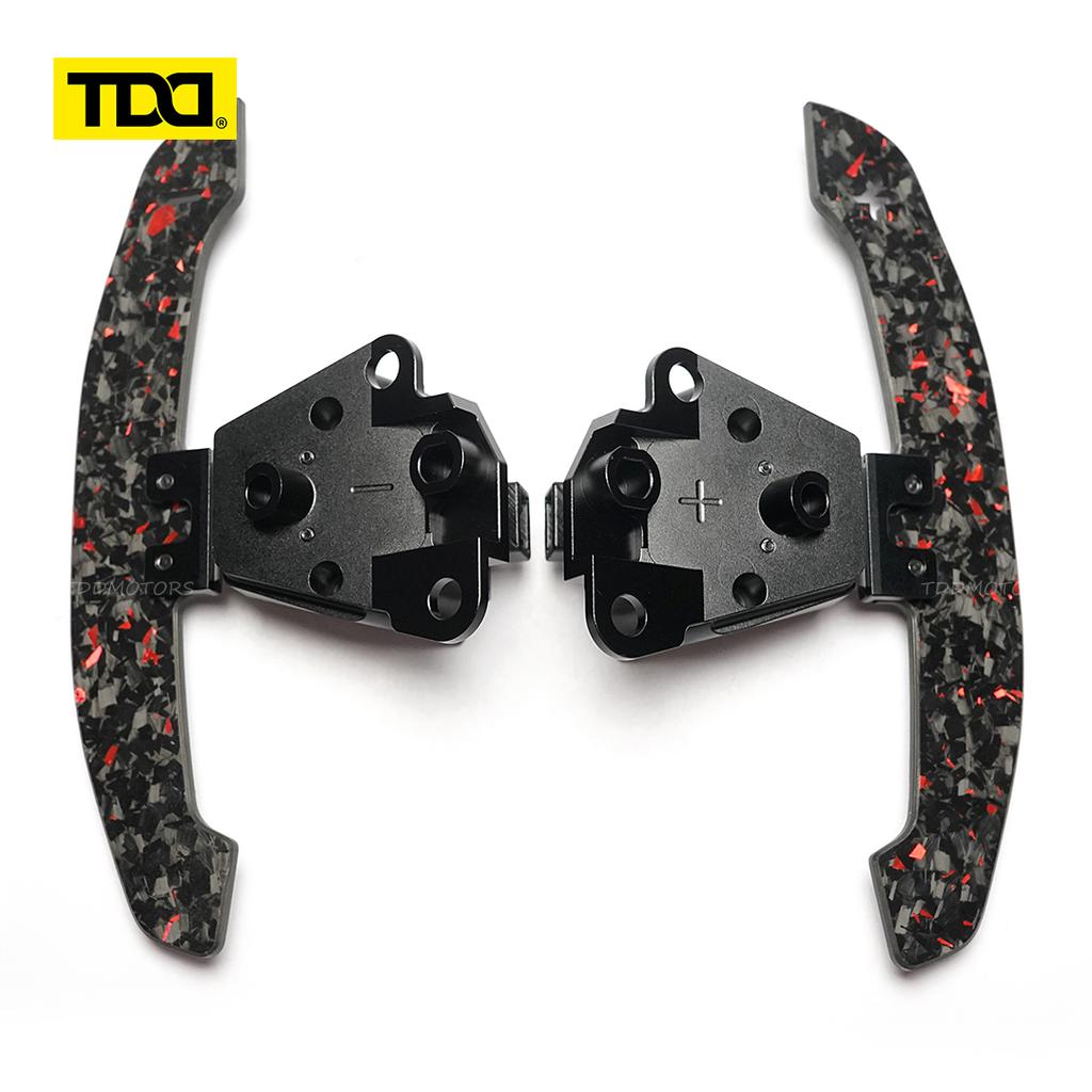 TDD Carbon Fiber Magnetic Paddle Shifters For Lexus IS NX RC 200 250 300 350 Toyota 86 BRZ Sport Steeing Wheel Shift Paddle