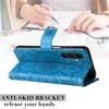Applicable Motorola Edge 60 Fusion Embossed Mobile Phone Case Sun Flower Flip Leather Case Insert Card Money