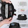 Outdoor Chest Bag for Men, Water-Resistant Fishing Chest Pack, Tactical Vest for Running, Cycling, Hiking, Lightweight Chest Pack Rig for Sports