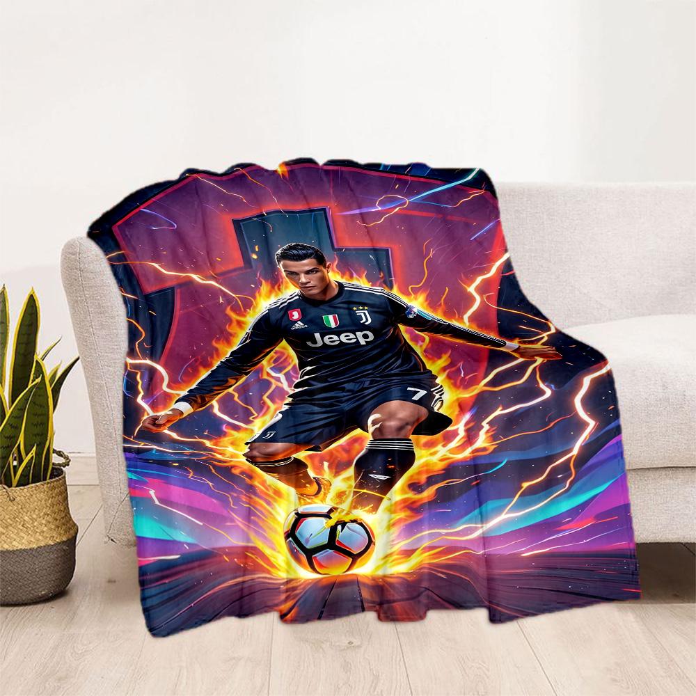 Cristiano Ronaldo Manchester Blanket Ultra-Soft Great for Office Chair Chair Livingroom for All Seasons Modern