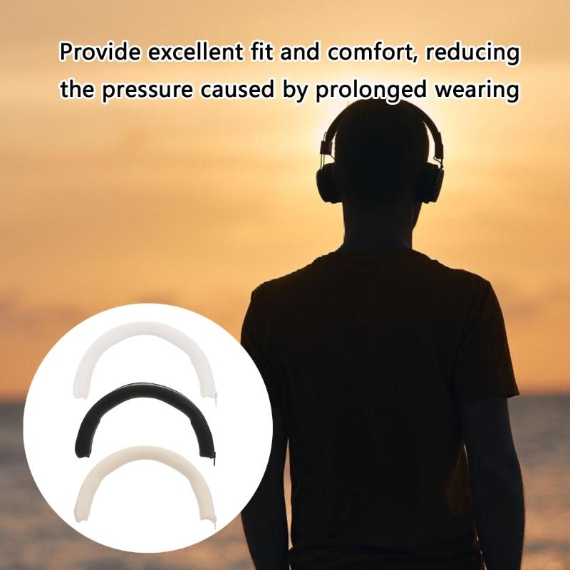 Protetor de Arco de Headset Macio Confortável Manga para Arco de Cabeça Capa Antiderrapante à Prova de Poeira para Headphone Dedicado