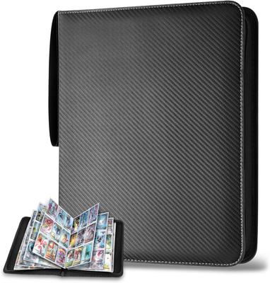 900 Pockets Card Binder Sleeves with Zipper, Double Sided Pockets Card Holder Carry Card Case for Card Storage