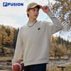 Fila FUSION Couple's Loose Fit Fleece Sweatshirt