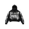 Oversize Men Streetwear Hoodie Skulls Print Long Sleeve Sweatshirts Harajuku Winter American European Hooded Pullovers Y2k